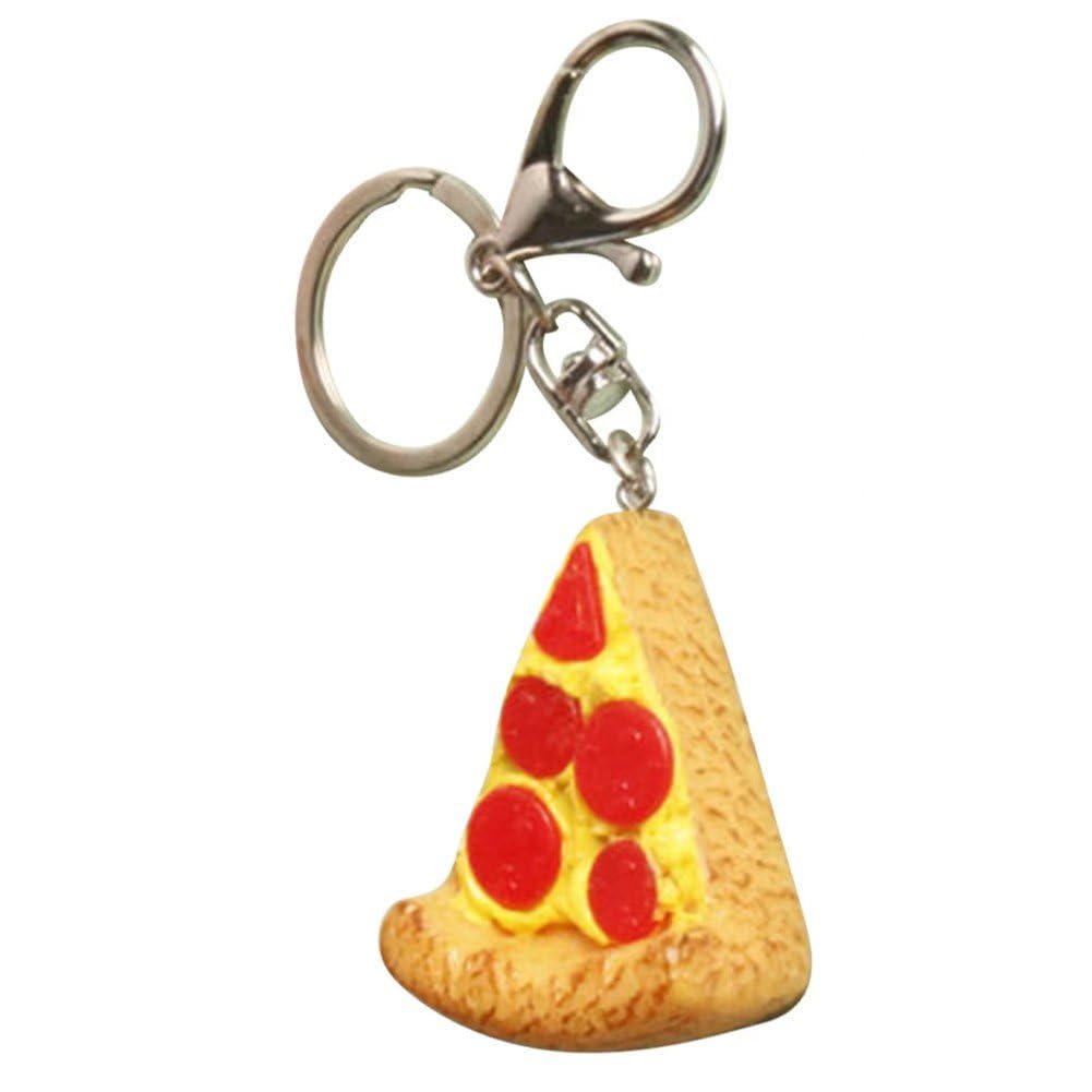 Amazon.co.jp: ピザ キーホルダー 食品模型 キーチェーン キーリング